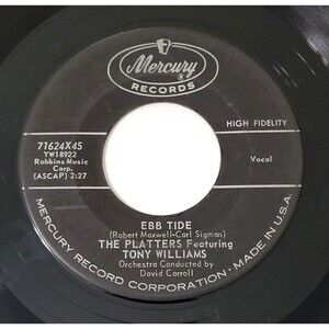 The Platters Ebb Tide / (I'll Be With You In) Apple Blossom Time 45 RPM VG 1960
